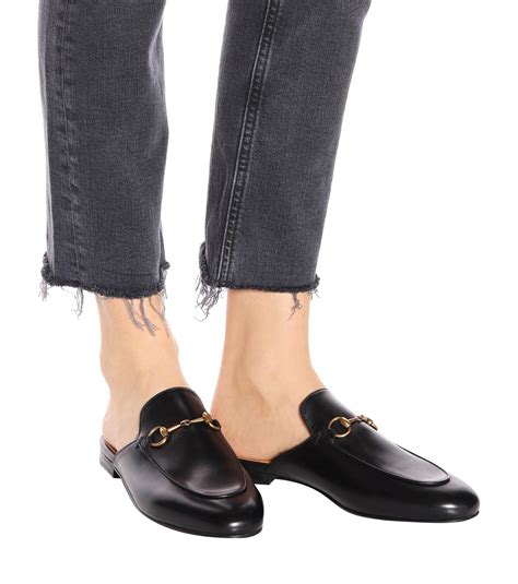 gucci princetown patent leather mules|Gucci princetown slippers black.